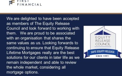 First Financial joins Equity Release Council